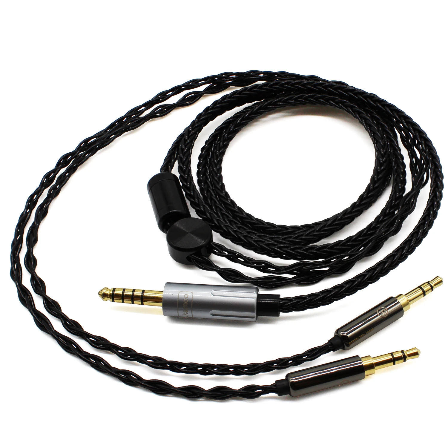 4.4mm Balanced Cable Compatible with Hifiman Sundara, Ananda, Arya, HE400SE, HE4XX, HE-400i, Edition XS Headphones Dual 3.5mm