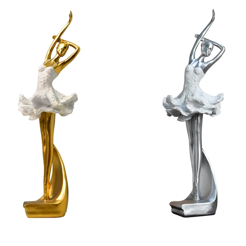 

Ballet Dancer Nordic-Style Desktop Decoration Modern Home Accessories Light Luxury Art Office Wine Cabinet Decoration