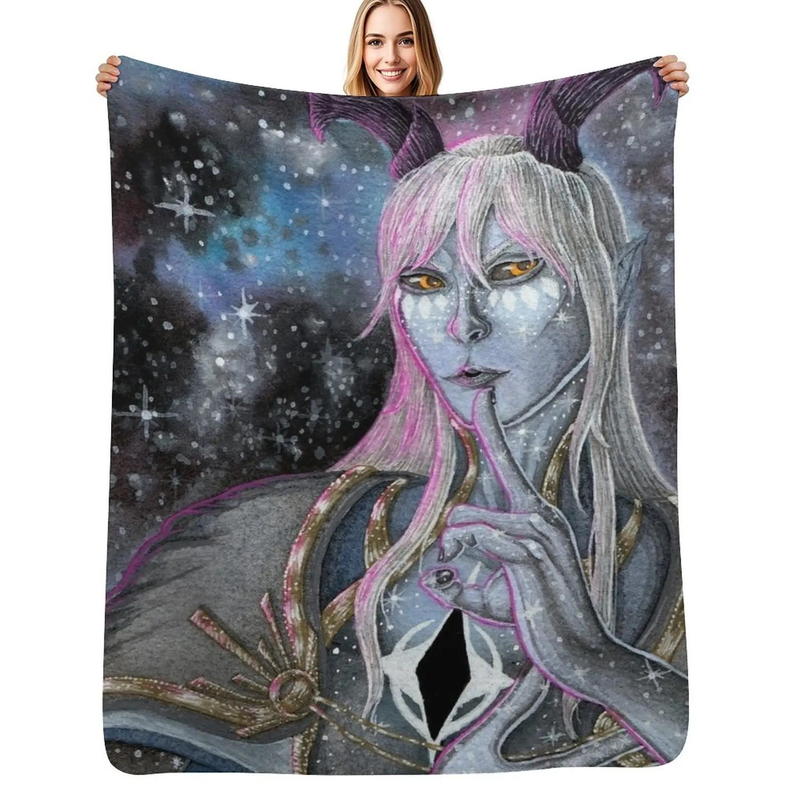 

Fanart Aaravos Throw Blanket Fashion Sofas Luxury Throw Hairys Luxury Thicken Blanket