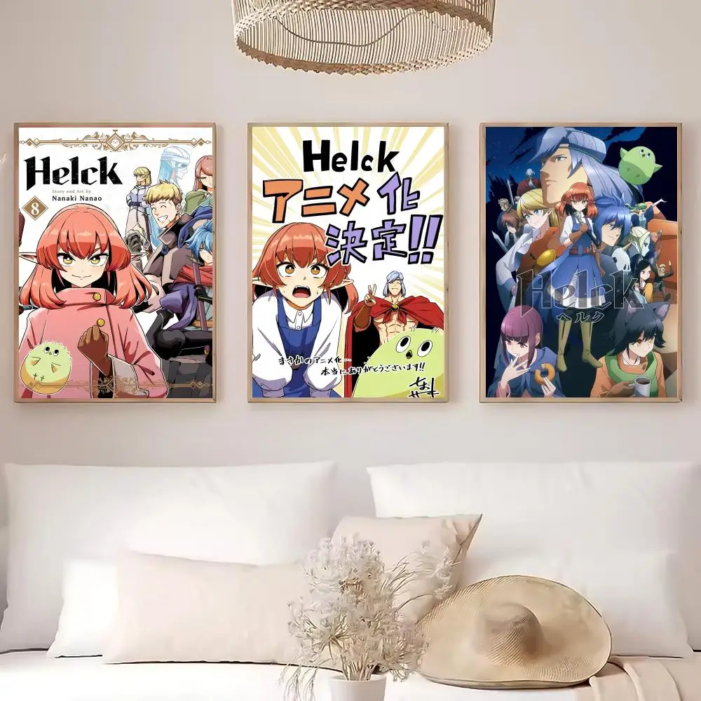 

Painting Calligraphy HD Print Personalized Canvas Wall Mural Art Poster Photos for Living Room Home Decor Anime H-Helck