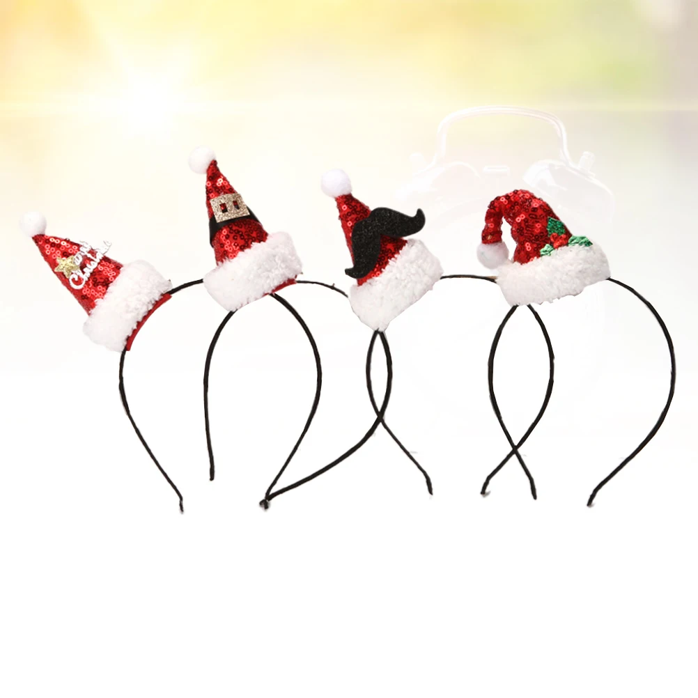 

4pcs Hair Accessories Spring Daily Hoop Headdress Carnival Christmas Easter New Year Hairstyle Tools Fit Comfortable