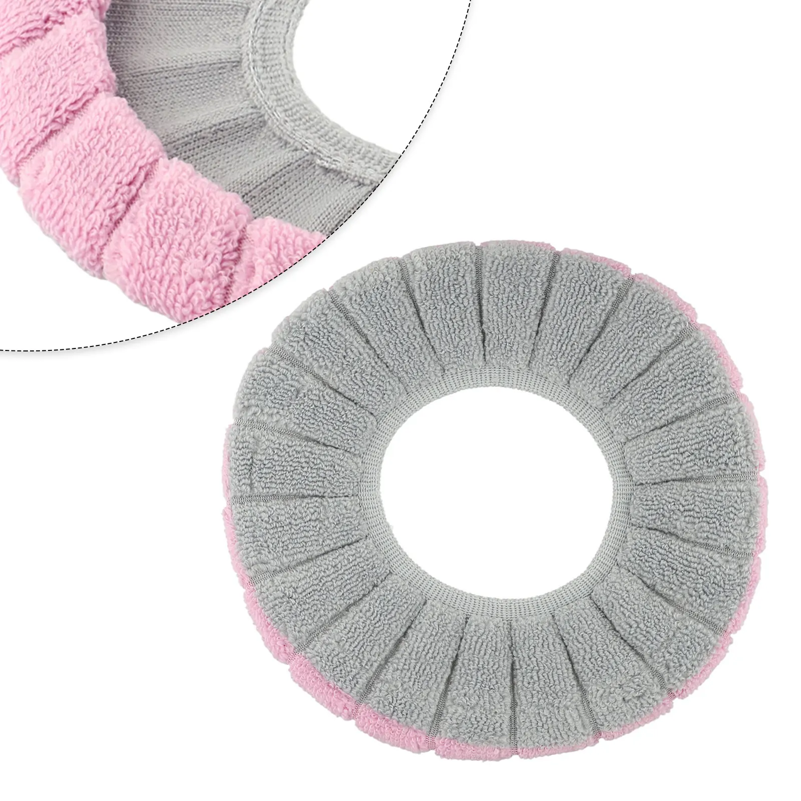 Warmer Toilet Seat Cover Mat Universal Bathroom Toilet Seat Cover Universal Toilet Pad Washable Closestool Warmer Accessories