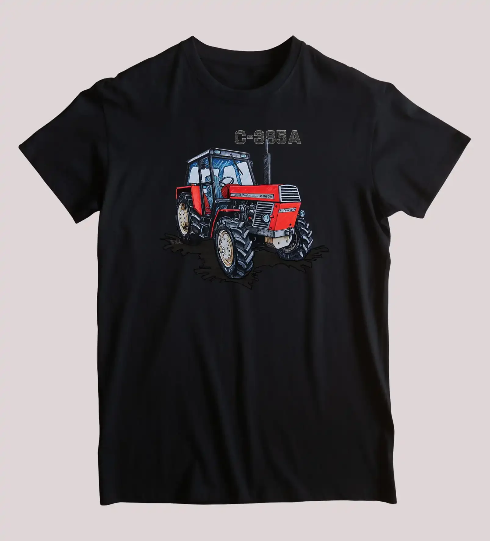 

Summer Cotton Short Sleeve O-Neck Mens T Shirt New S-5XL Poland Built Ursus C-385A Tractor T-Shirt vintage Short Sleeve