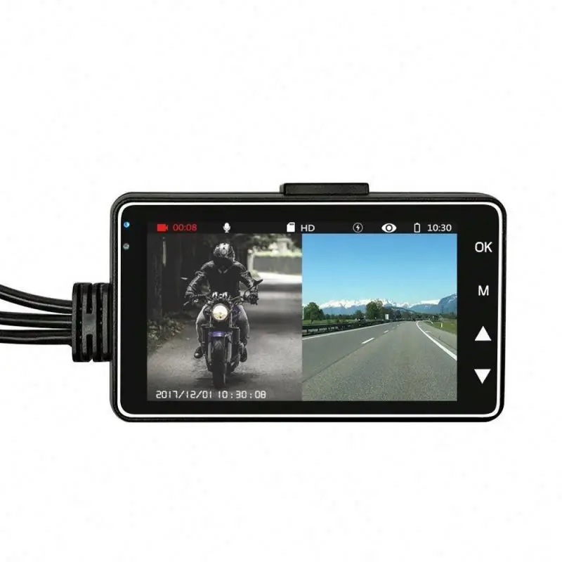 Dash Cam Camera Dual Recorder With Car Video Motorcycle Dvr And Hd 1080P Cameras Motorbike Black Boxes