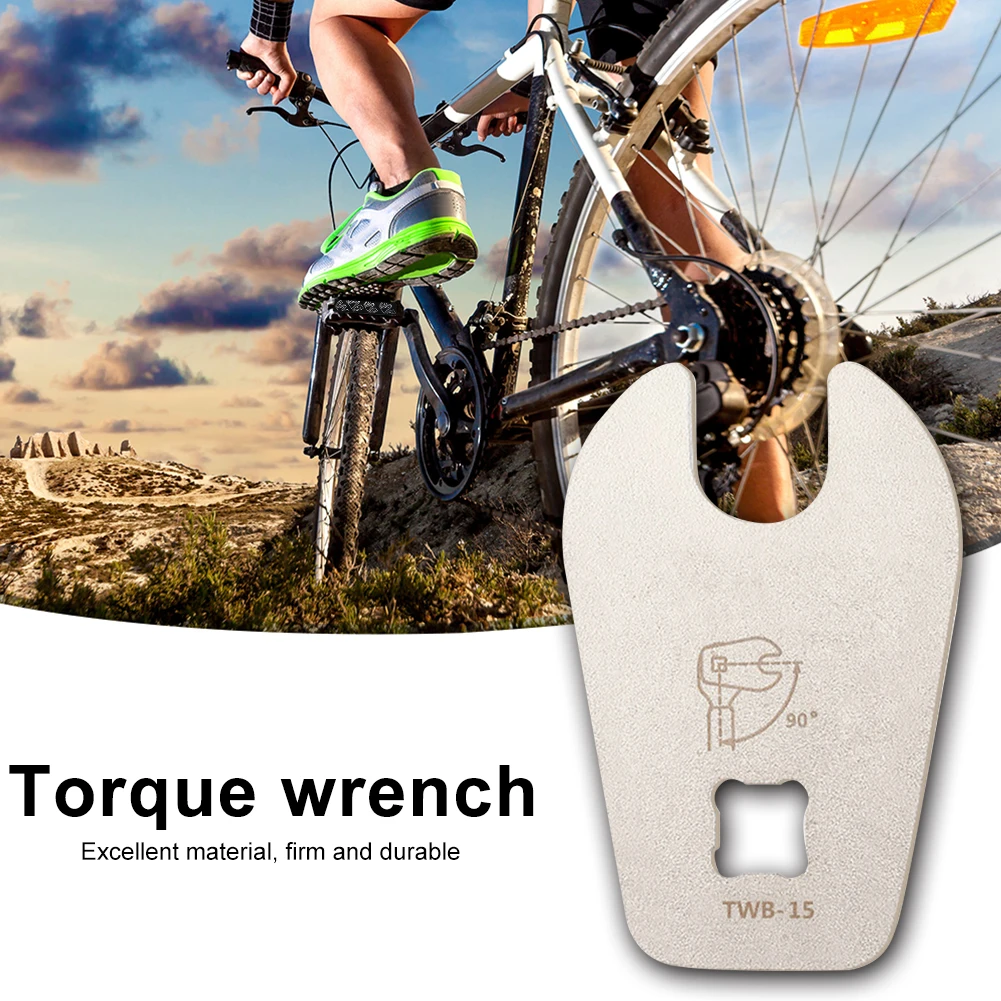 

Steel Bike Pedal Torque Wrench Repair Tools Metal Bike Crowfoot Pedal Wrench Maintenance Accessories Portable Cycling Equipment