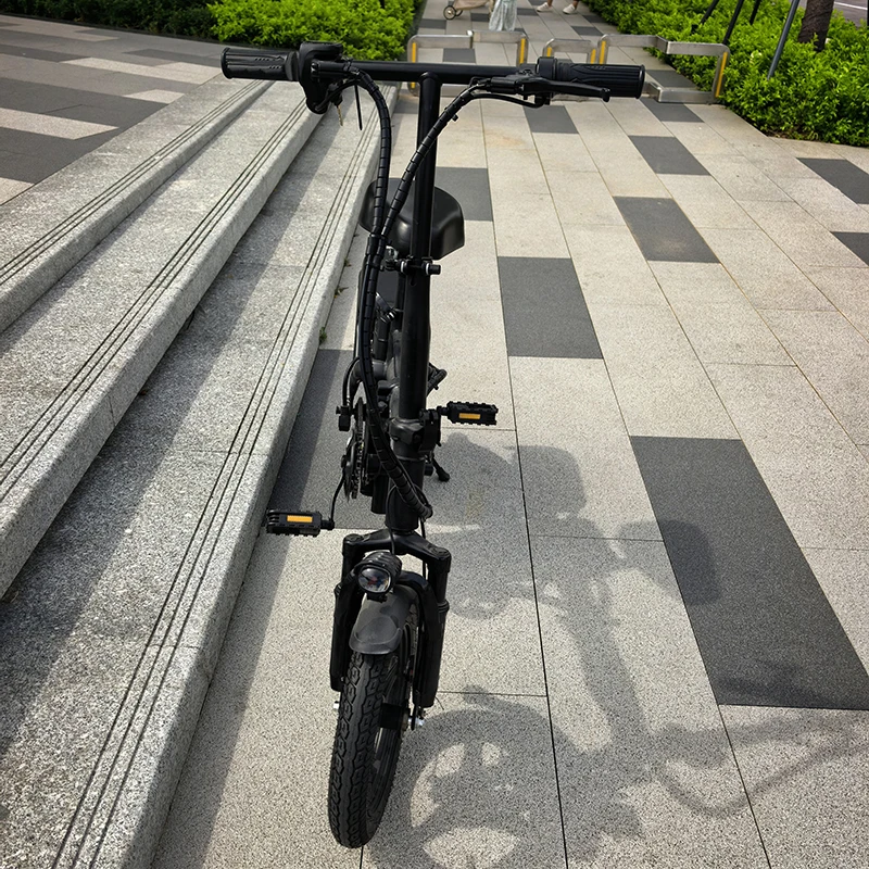 Foldable Electric Bike For Adults And Teens, 500W Peak Motor Ebike, 48V Removable Battery, Folding E-Bike, US Local Warehouses Deliver Goods Nearby, Mini Electric Bicycle For Daily Commuting, Including Chargers And Batteries. image 6