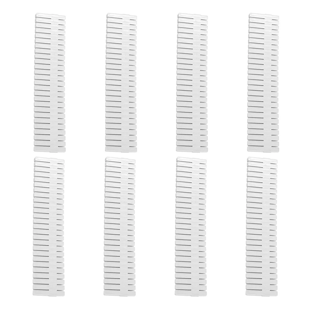 

8pcs Plastic Drawer Dividers Adjustable Sub-Grid Organizers Home Storage Separators Multipurpose Drawer Divider For Office Desk