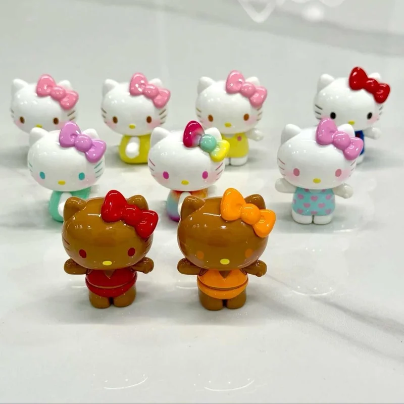 

Новинка в наличии: Яркая кукла-фигурка Kt Cat 2-го поколения в слепой коробке, милая настольная декорация, подарок-сувенир на день рождения для девочки