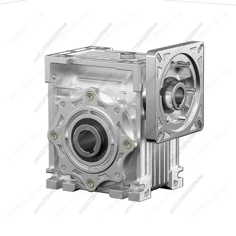 Small RV Reducer Worm Gearbox NMRV for Stepper Servo Motor 30 40 50 63 75 Speed Reducer Industrial Transmission