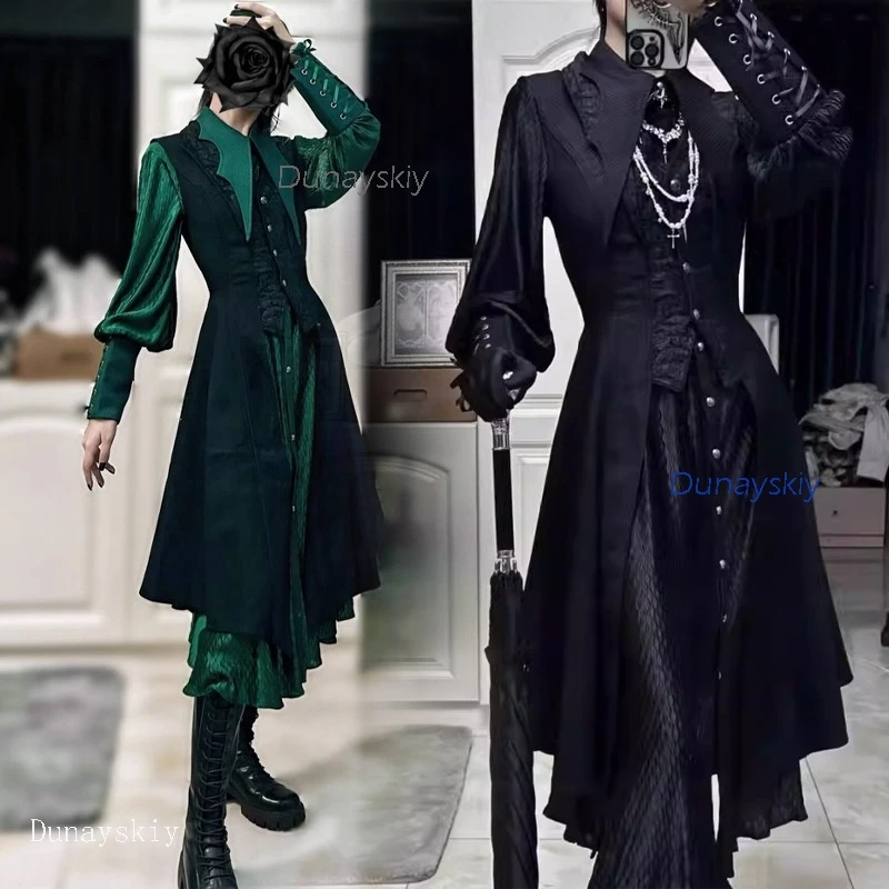 

Lolita Style Ouji Fashion Gothic Dark Cosplay Costume Original Design Carnival Stage Outfit Performance Court Fancy Prince Suit