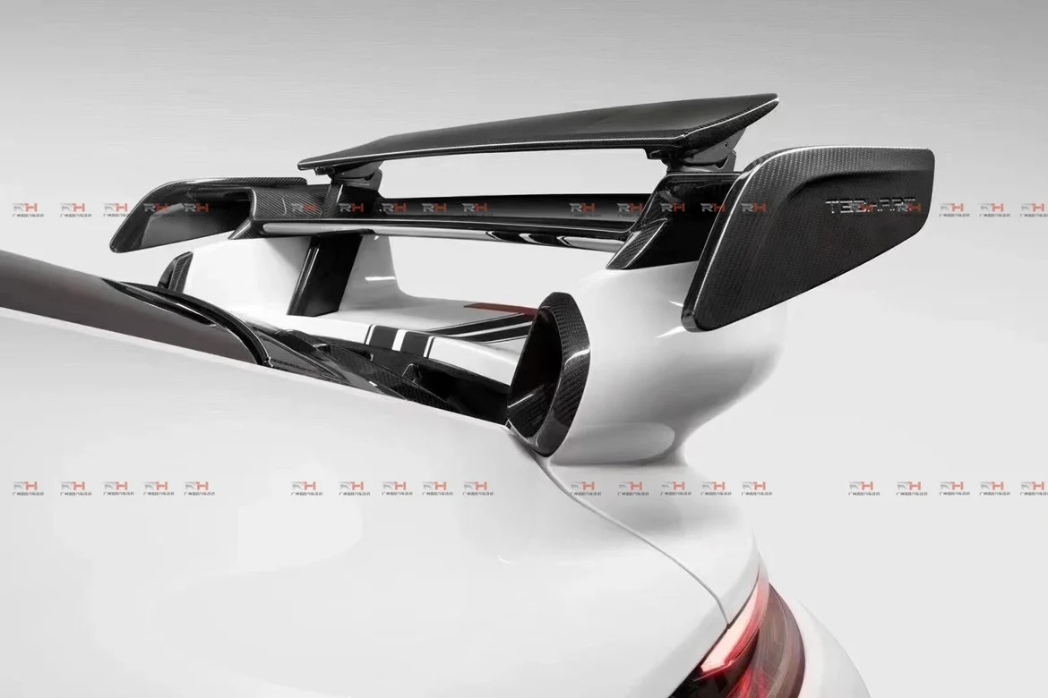 

20-23 for Porsche 911 992 modified with Techart carbon fiber rear wing