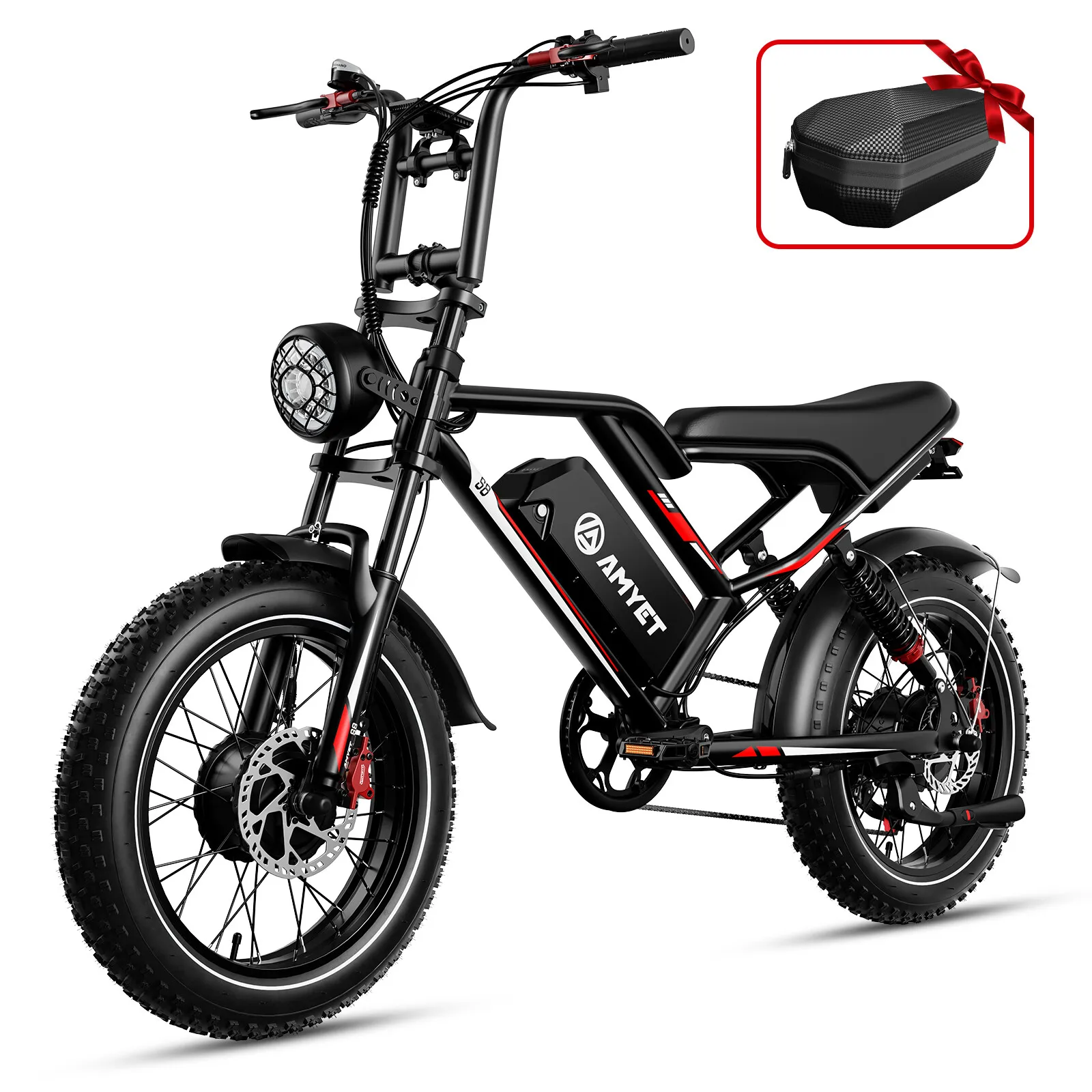 S8 Electric Bike Adult 2000W Dual Motor AWD 48V 25Ah e bike 32MPH Bicycle