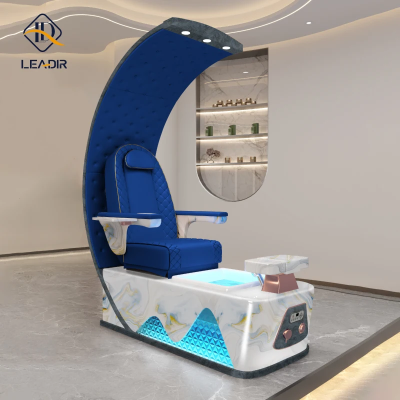 

Nail Salon High Back Massage Manicure Station Pedicure Electric Foot Spa Lounge Pedicure Bowl Chair