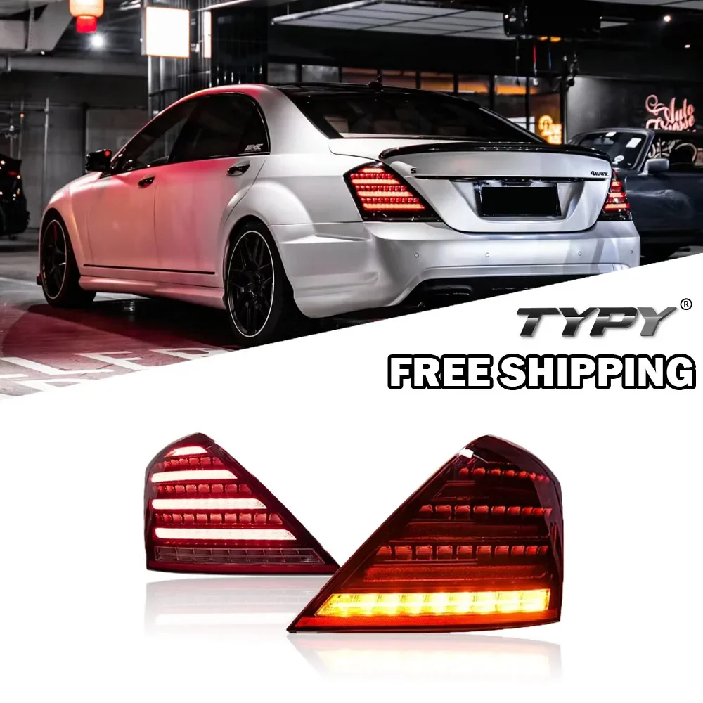 

TYPY New LED Tail Lamp Upgrade Modified For Benz S-Class W221 Taillights 2006-2013 Dynamic Signal Tail Lamp Auto Accessories