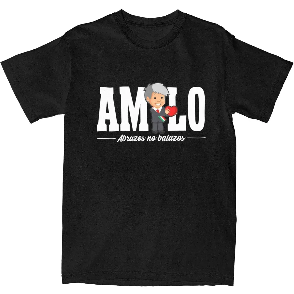 Mexican President AMLO T-Shirt Mexico Trending T-Shirts Short Sleeve Streetwear Tshirt Summer Cotton Crewneck Oversize Top Tees