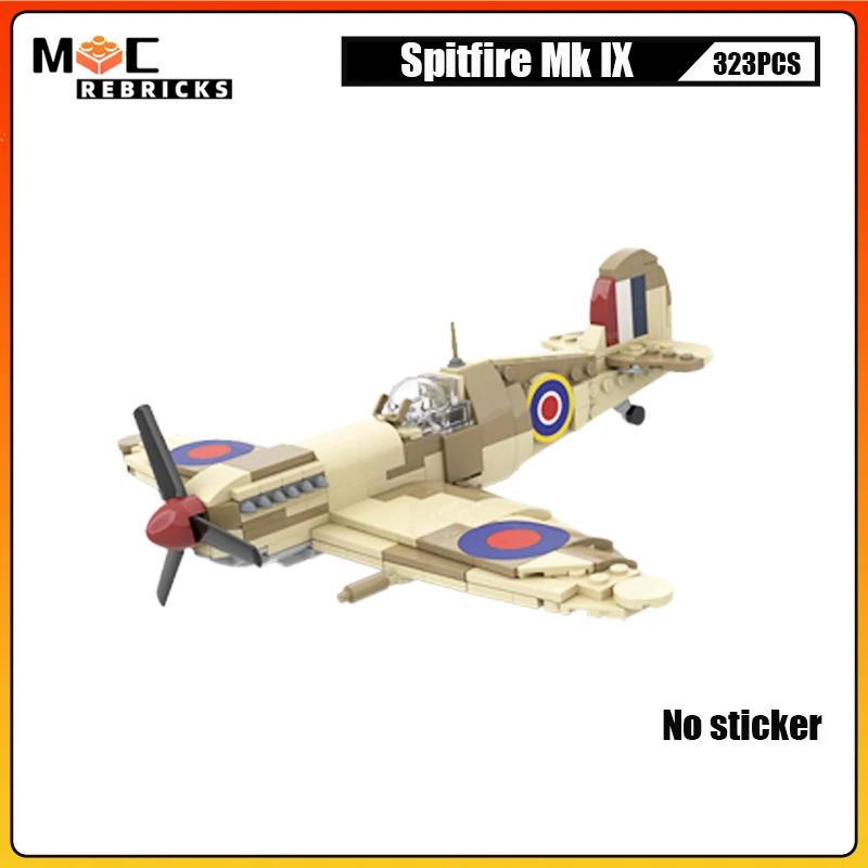 Military Plane Building Block Stuka B-2 Recon Vought Corsair F4U Navy Fighter Spitfire A6M Zero Bomber MOC Model Bricks Toy Gift