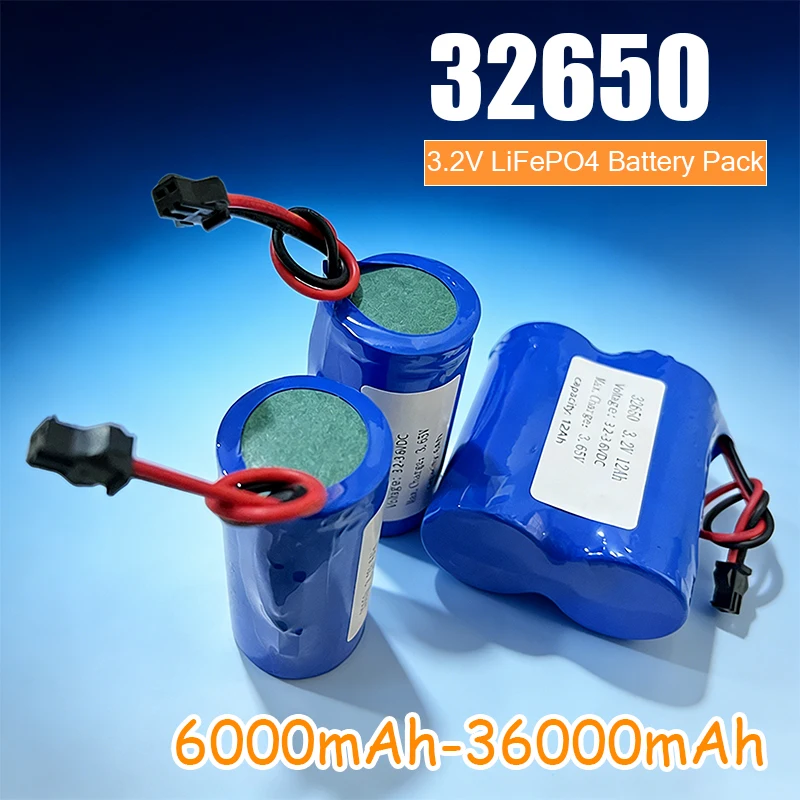 

32650 3.2V LiFePO4 Battery Pack Lithium Iron Phosphate Cell for Outdoor Solar Street Light Lamp Floodlight Original 100% Battery
