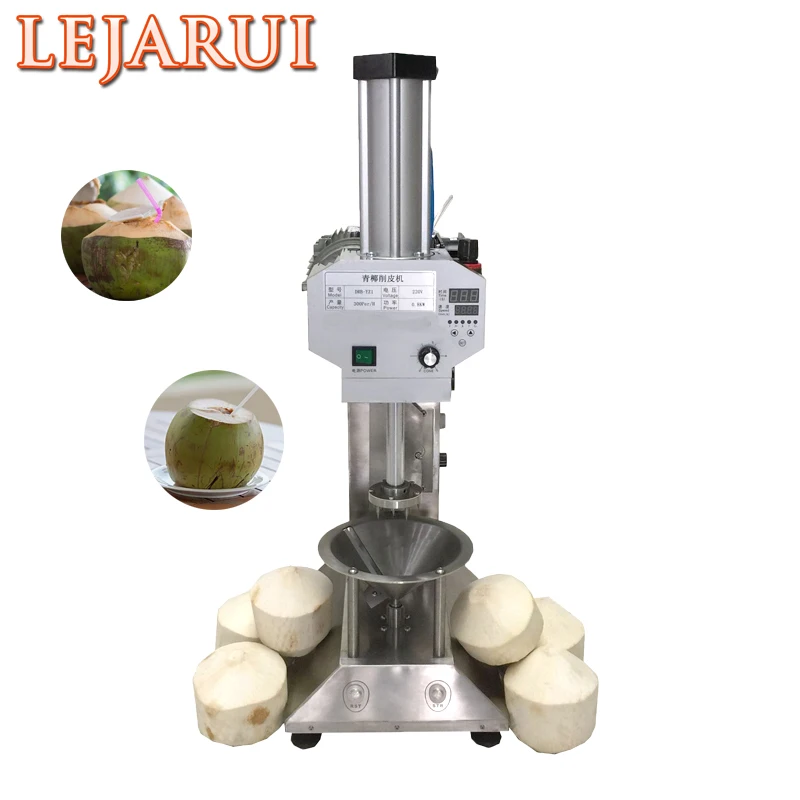 

Electric Green Coconut Automatic Machinecocos Husk Remove Grater Peeler Dehusk Scraper Open Opener Cutter Cut Peel Machine