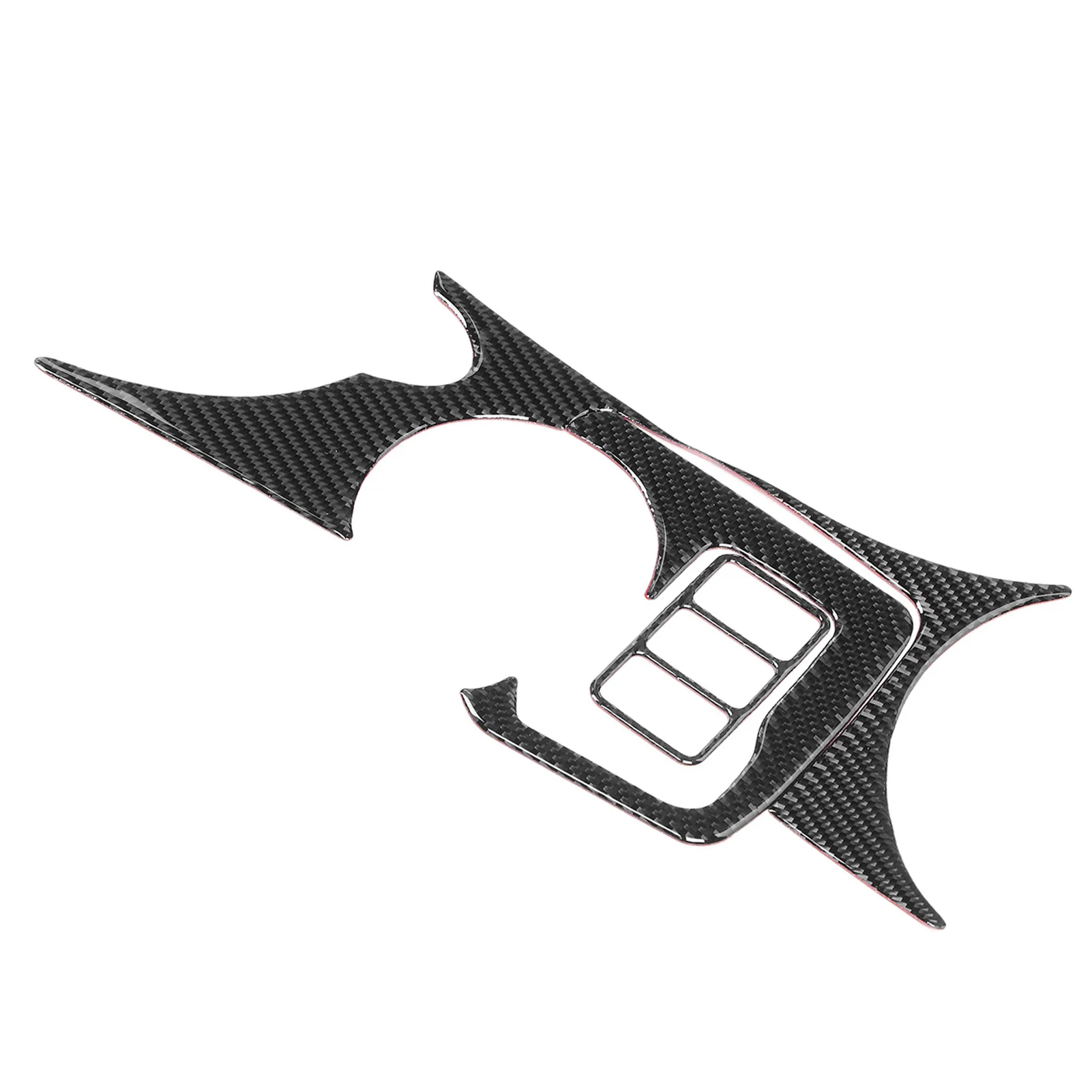 カーボンファイバーカーセンターコンソールウォーターカップホルダー装飾カバートリムステッカーアクセサリー日産 370Z Z34 2009-2020