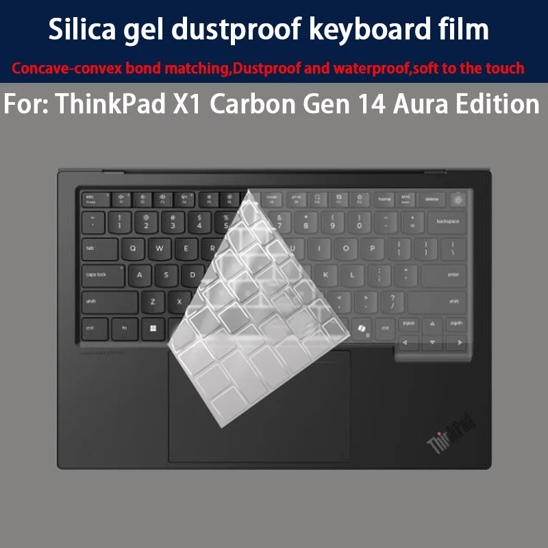

For ThinkPad X1 Carbon Gen 14 Aura Edition Keyboard Film Laptop Toughened Film Screen Protective Film Anti-Blue Film Matte Film