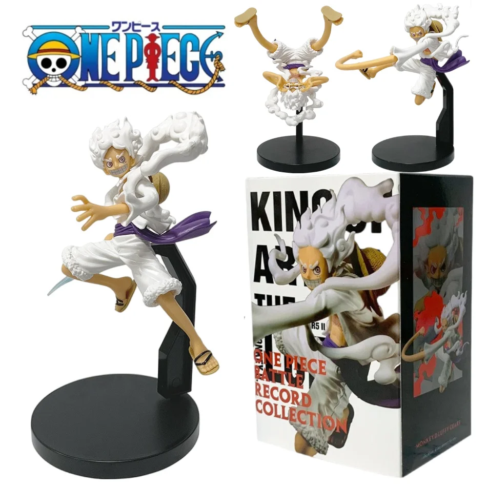 Figura de PVC de 18 cm de One Piece, Gear 5, Nika Luffy, figura de anime, figura de batalla dinámica, estatua coleccionable, decoración de escritorio, regalo para fans.