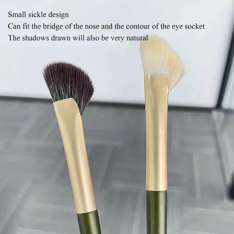 Nose Contour Brush Contour Brush Half-Fan Shaped Soft Bristles Under Eye Blush Angled Brush Makeup Highlighter Brush Makeup tool