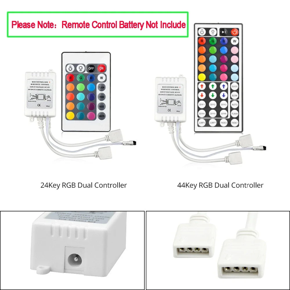 RGB Led Strip Light/Lamp Controller For 12V 30/60 Leds /M Tape Wireless Remote Control SMD 2835 5050 RGB LED Strips Controller