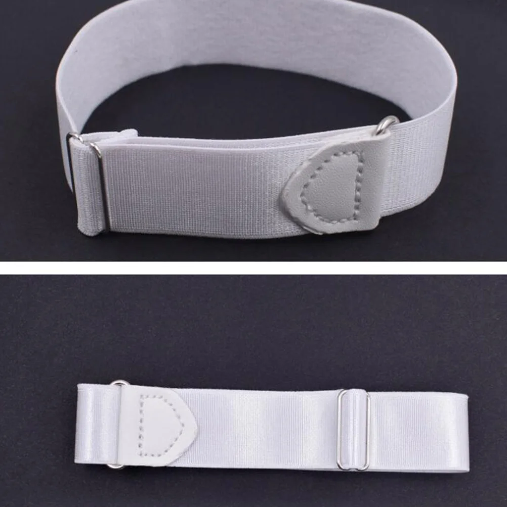 2 قطعة حزام شارة مضاد للانزلاق قابل للتعديل كليب حزام قميص للرجال النساء قميص البقاء حزام دائم آمن التثبيت #1
