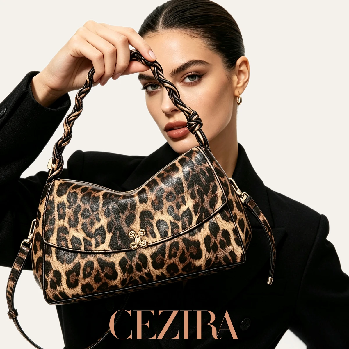 CR High Quality Fashion Leopar - Luxury Bags Vegan Leather review and price
