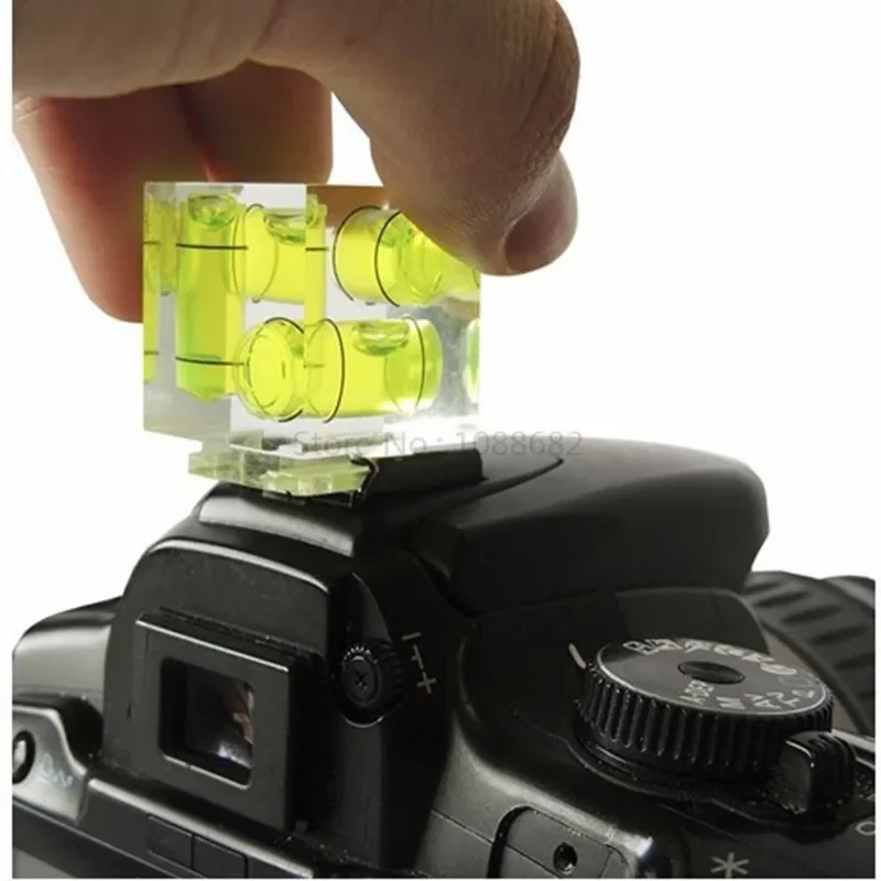 Jadkinsta 3 Axis Bubble Spirit Level Hot Shoe Adapter For Photographer Dslr Slr Camera Photography Accessories