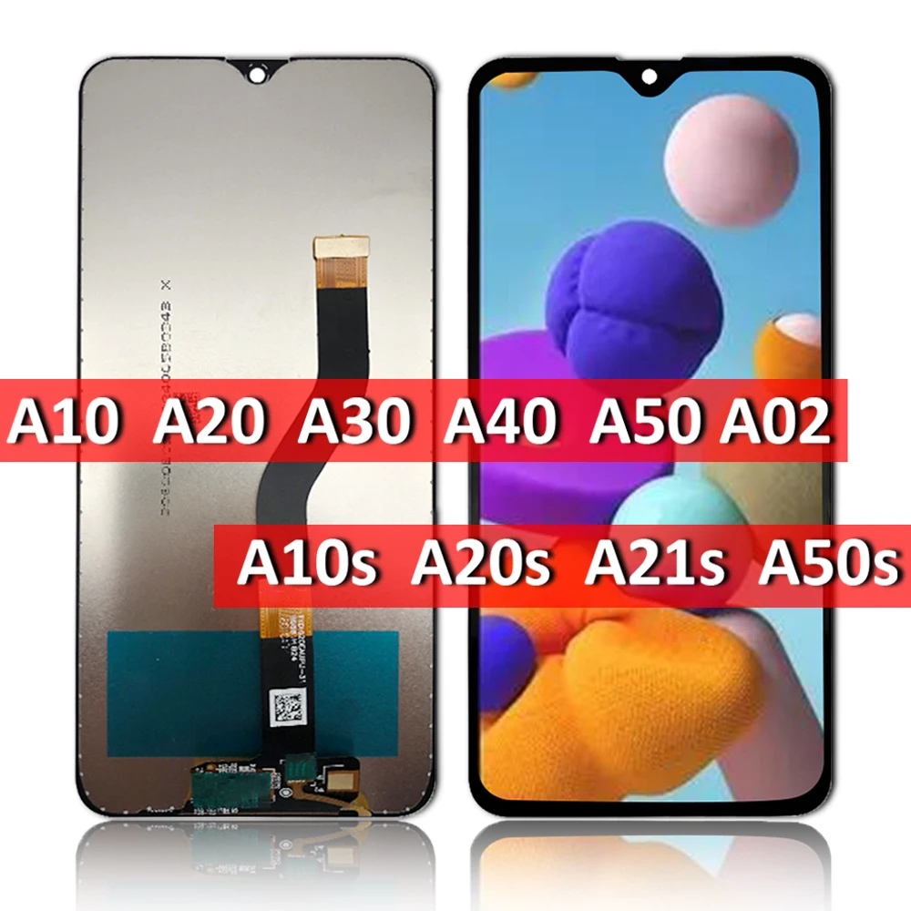 LCD Display For Samsung A02 A10 A10S A20S A21S A50 A20 A30 A40 A50s LCD Display Touch Screen Digitizer Assembly