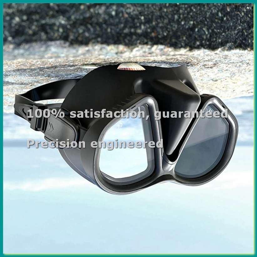 Free Diving Mask Diving Equipment Wide Field of View Scuba Diving Goggles Outdoor Diving Goggles Snorkeling Tools-ANKL