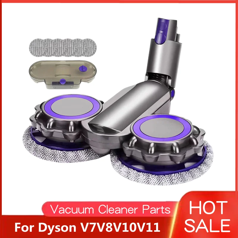 

Suitable for Dyson vacuum cleaner V7V8V10V11 electric mop head household wet mop cleaning suction head accessories