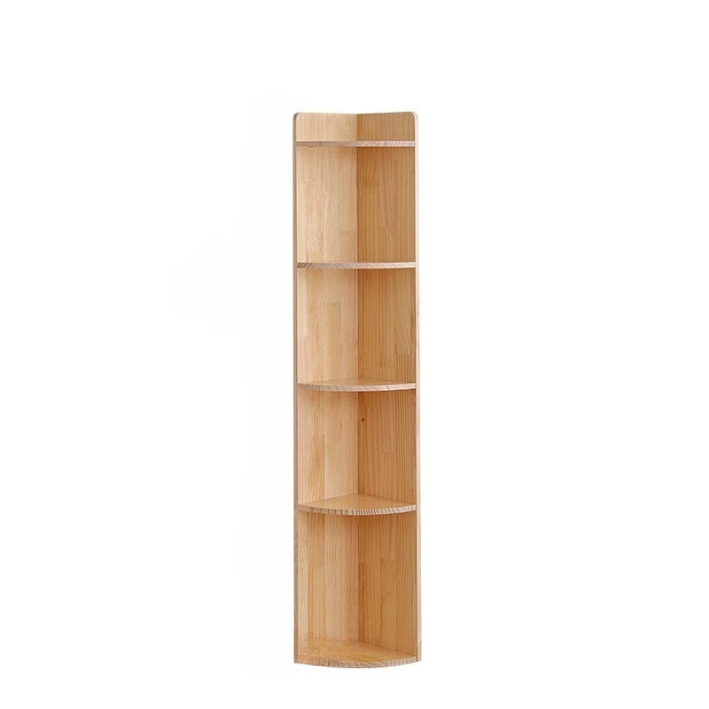 

Solid wood corner, simple cabinet, pine shelf, three corners