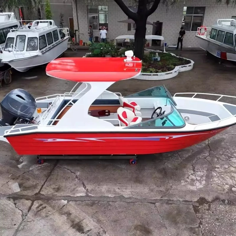 Recreational Fishing Speedboat Yacht Luxury Water Outdoor Fishing Traffic Patrol Boat