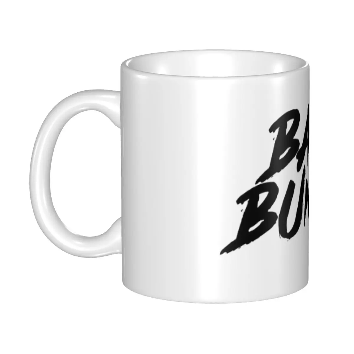 Custom Bad B-Bunny Logo Coffee Mugs DIY Rapper Ceramic Milk Tea Cups