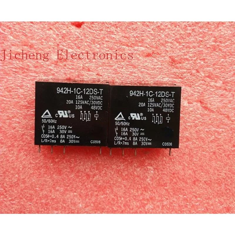 942h-1C-12DS-T 16A 12V DC Power Relay 8 Feet Brand New Original Genuine
