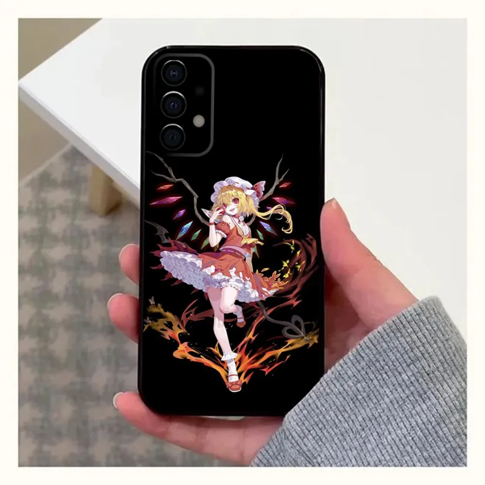 TouHou P-Project Flandre Scarlet Phone Case For Samsung Galaxy A13,A21s,A22,A31,A32,A52,A53,A71,A80,A91 Soft Black Cover