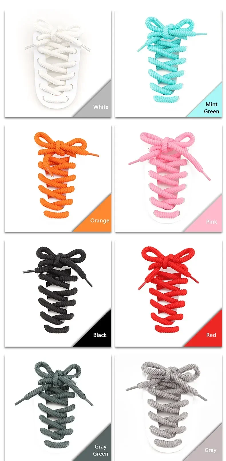 1 Paar 10 mm dicke, runde Schnürsenkel für Sneaker, Sportschuhe und Laufschuhe, verstellbare Länge: 100 cm/120 cm/140 cm/160 cm, Schuhzubehör. – Detail 8