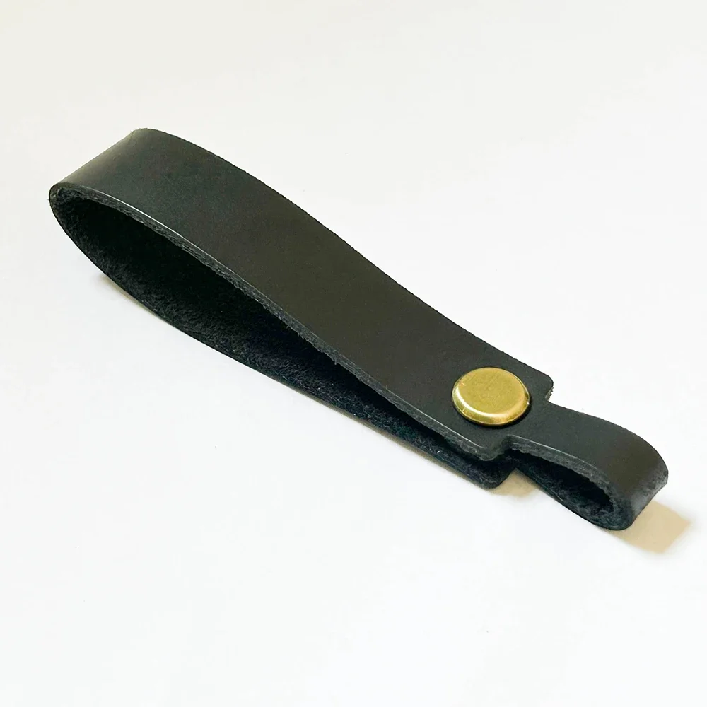 Personalized Minimalist Design Leather Keychain