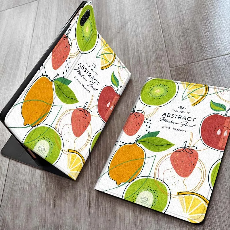 

Чехол Fruit Art Creative Pattern для Huawei MediaPad MatePad M5 M6 11 12 X SE T10 T10s 2 C5e T5 Pro Lite Air 11,5-дюймовый планшет