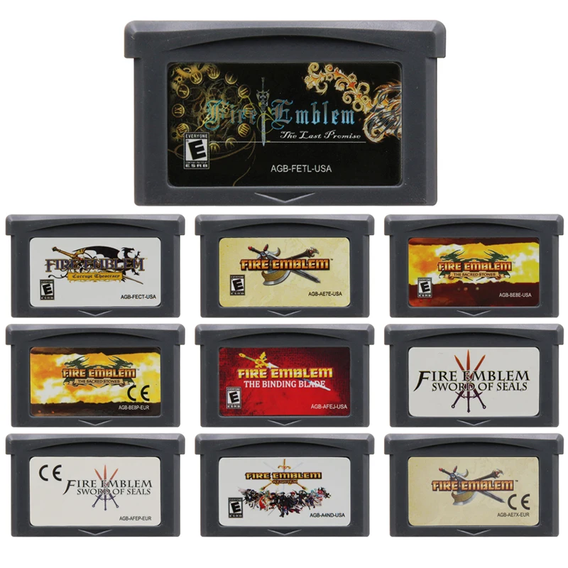 

GBA Game Cartridge fFire Emblem Series 32 Bit Video Games Console Card