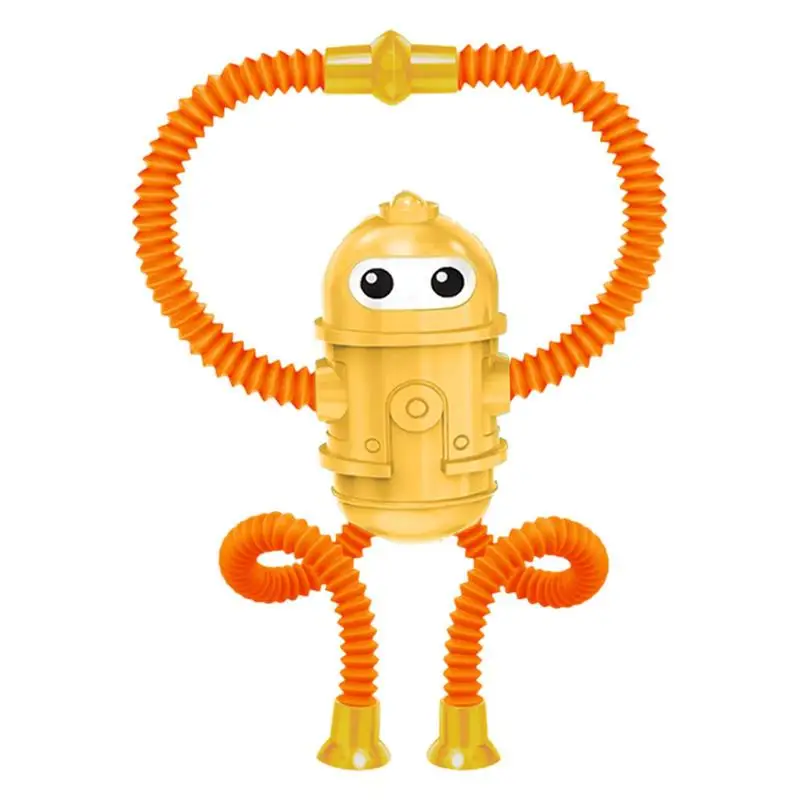 

Telescopic Suction Cup Robotics Toy Robotics Pop Tubes Fidget Sensory Toys Shape Changing Telescopic Tube Fidget Toys With Robot