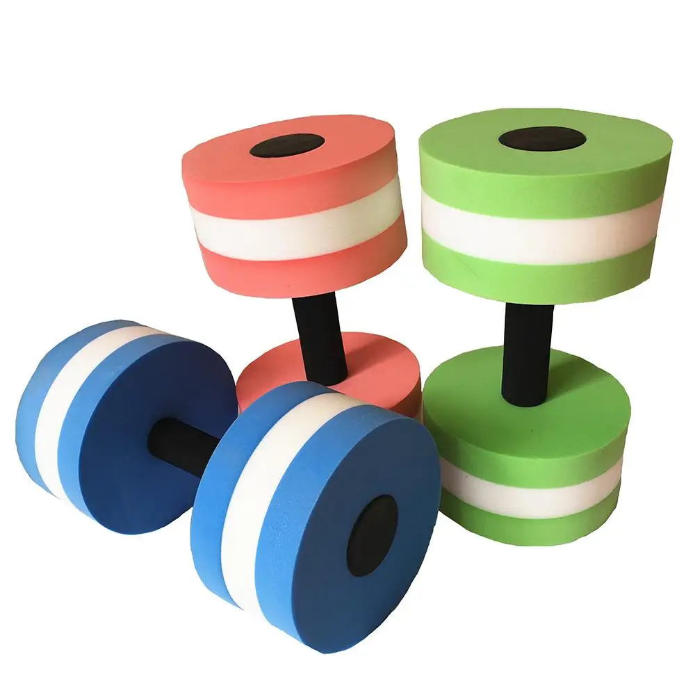 EVA Water Floating Dumbbell Foam Water Foating Dumbbell Pool Aqua Dumbbells Aquatic Water Aerobics Exercise Fitness