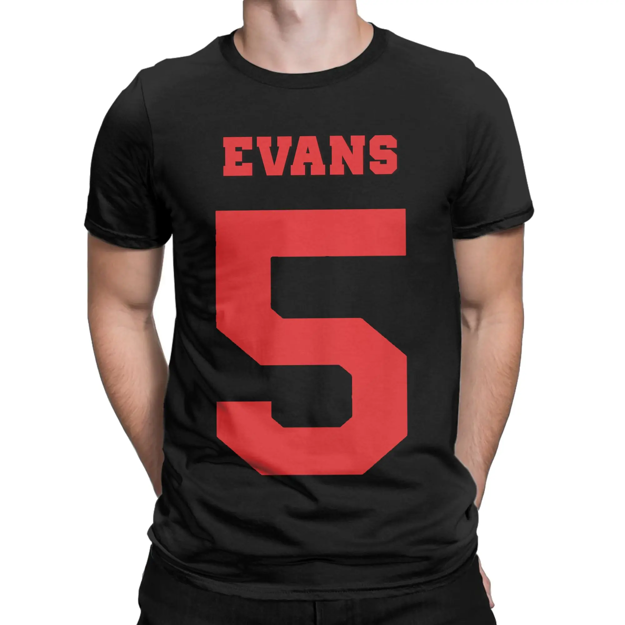 Mike Evans Rugby Number 5 Tshirts Men Cotton Clothes Casual  Round Neck Short Sleeve