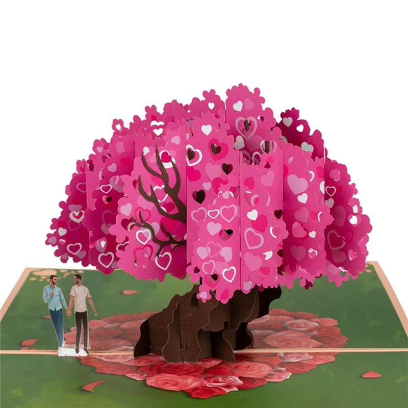 

Practical-Valentine's Day Up Card, 3D Greeting Card For Valentines Day, Wedding, Anniversary, Engagement, For Man Woman C Ea