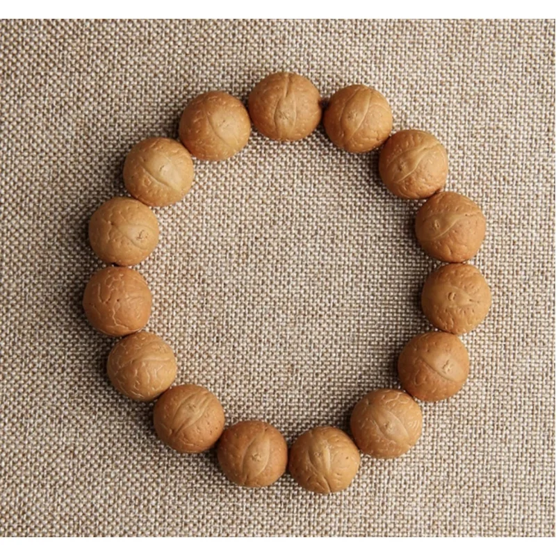 

Authentic Nepalese Phongyan Bodhi Seed for Men and Women, Buddhist Bead Bracelet, Original Seeds, Hand-polished, High D
