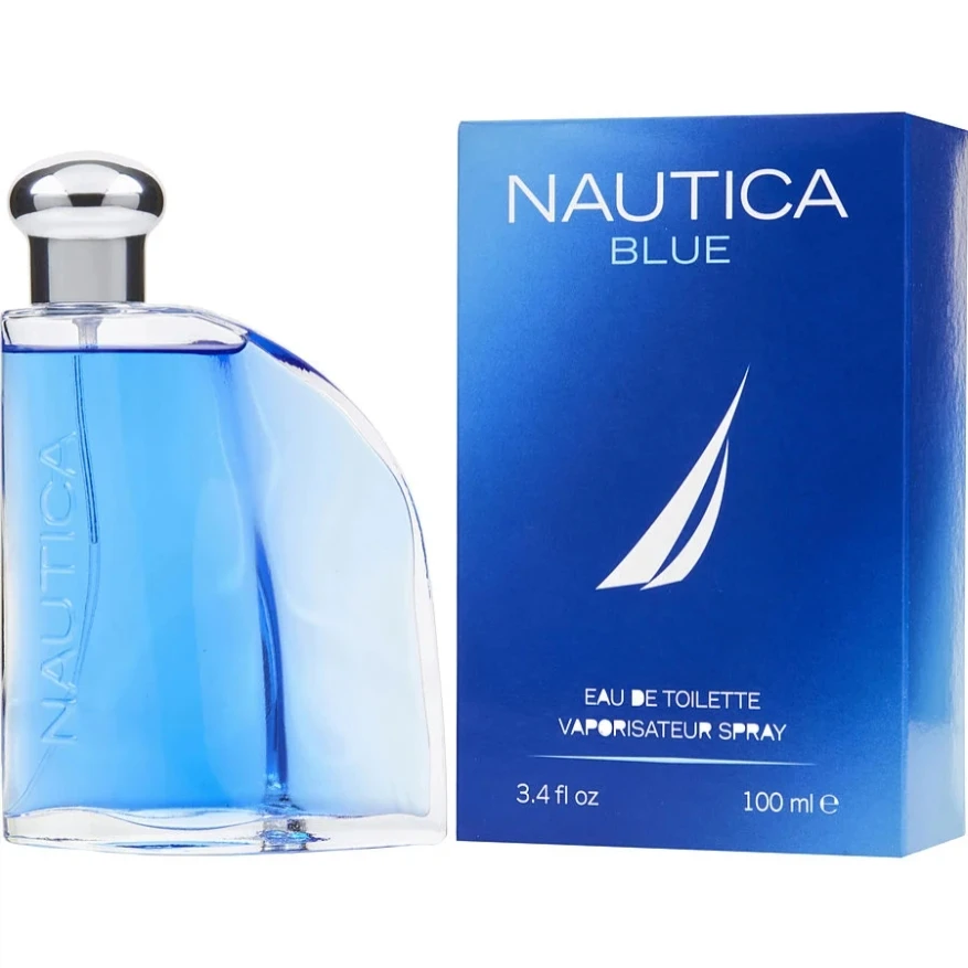 Nautica Blue men Eau De Toilette Spray 100ml Fragancia acuática fucsia Nota Fragancia duradera Productos originales