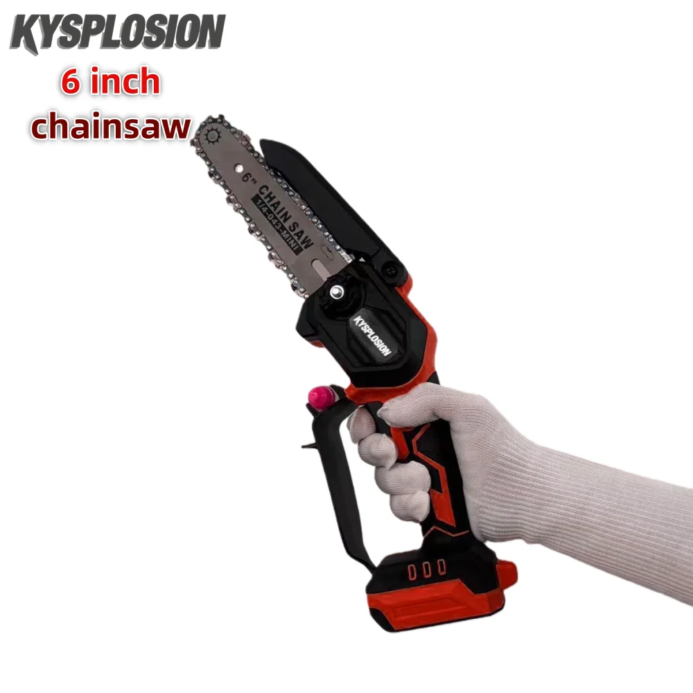 For Milwaukee M18 Brushless Cordless Garden Power Tools 6-Inch Electric Chainsaw 35MM Pruning Shears Lightweight Cordless Tools