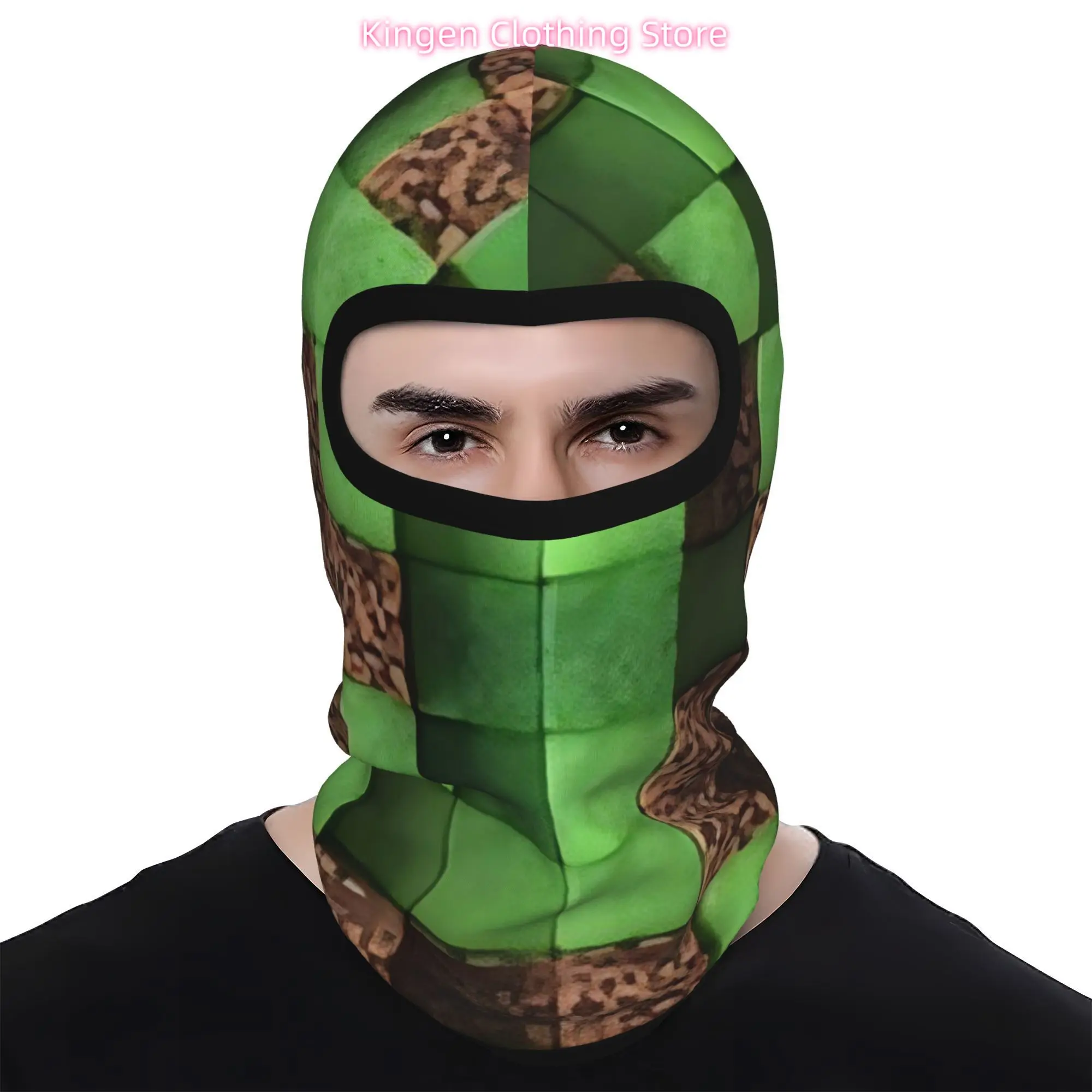 1pc Swirl Stripe Color Block Print29 Neck Gaiter Breathable Windproof Dust-Proof Full Face Mask Suitable for Sports Cycling Hiki